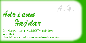 adrienn hajdar business card